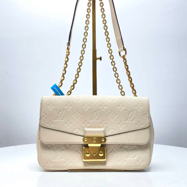 【TikTok Livestream】Louis Vuitton/LV Marceau Métis Flap Empreinte Monogram Beige Crossbody
