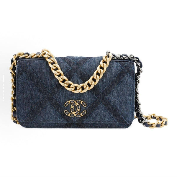 Chanel/CC Flap WOC Blue