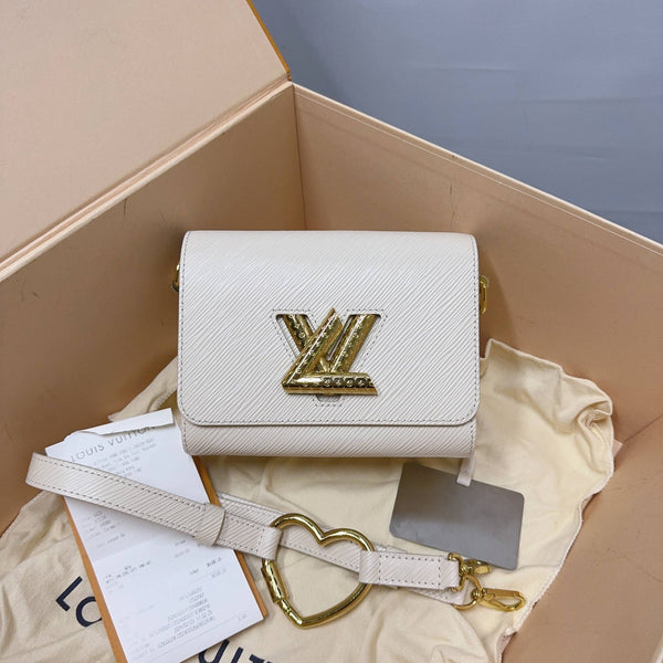 【TikTok Livestream】Louis Vuitton/LV Twist PM Creamy White Limited Edition Crossbody