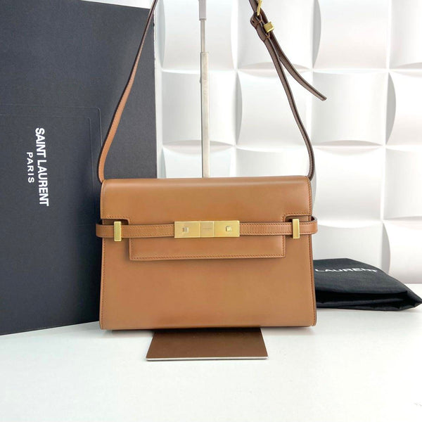 【TikTok Livestream】Saint Laurent/YSL Manhattan Small Caramel