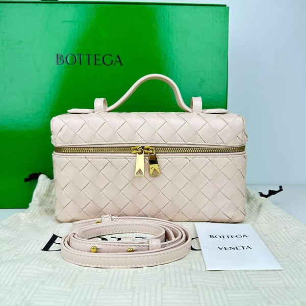 【TikTok Livestream】Bottega Veneta/BV Nappa Bang Bang Vanity Light Pink