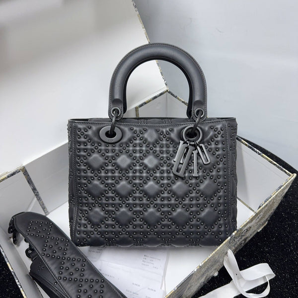 【TikTok Livestream】Dior/CD LadyDior Studded So Black