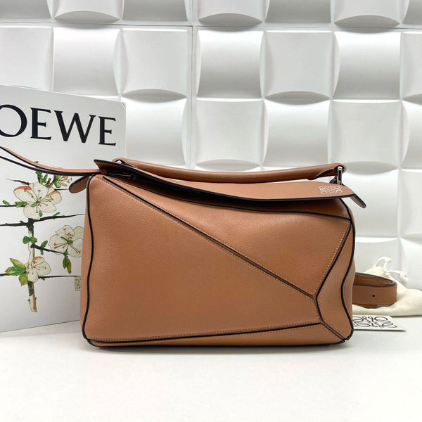 【TikTok Livestream】Loewe Puzzle Medium Caramel