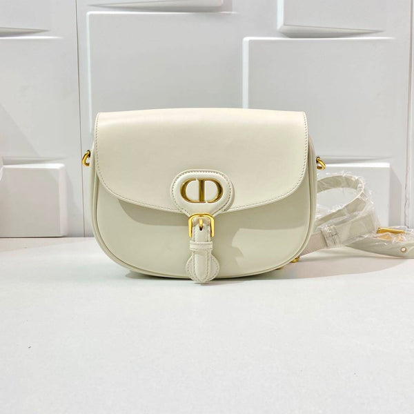 【TikTok Livestream】Dior/CD Bobby Medium White
