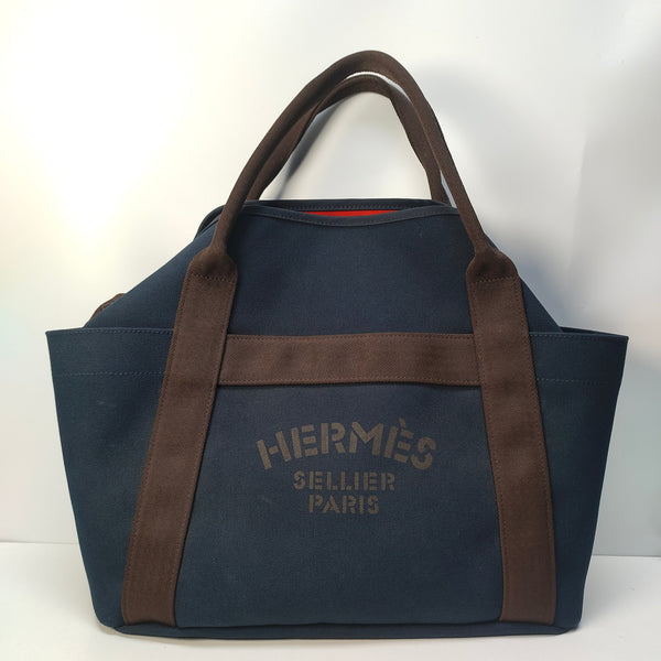 【TikTok Livestream】Hermes The Grooming Bag Navy