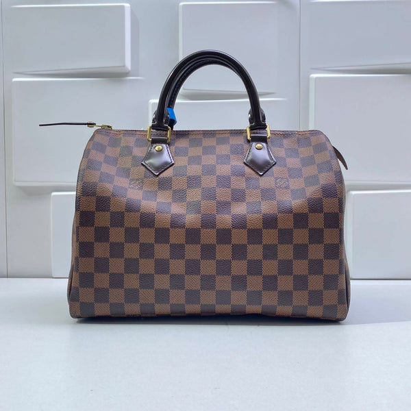 【TikTok Livestream】Louis Vuitton/ LV Speedy 30 Damier Ebene CPU0614