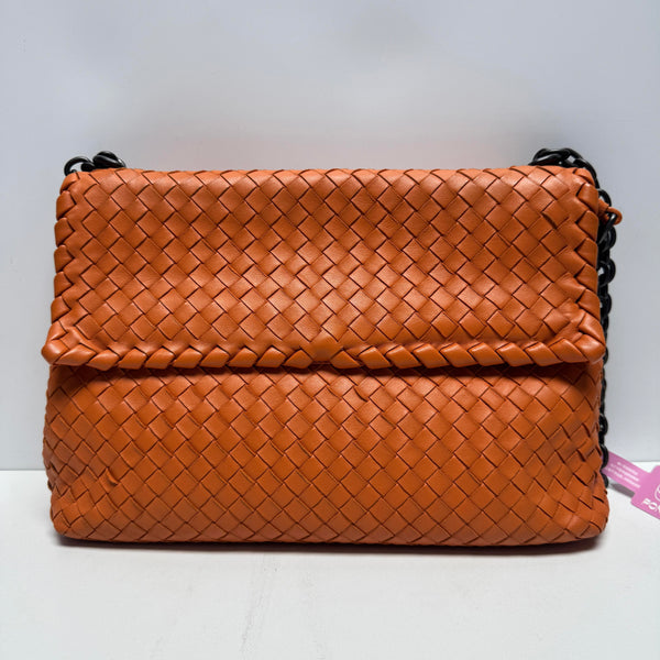 【TikTok Livestream】Bottega Veneta/BV Olimpia Medium Orange
