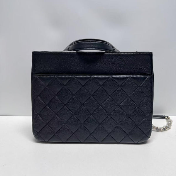 Chanel/CC Business Affinity Small Quilted Black Crossbody