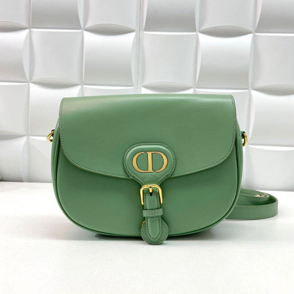 【TikTok Livestream】Dior/CD Bobby Medium Flap Green