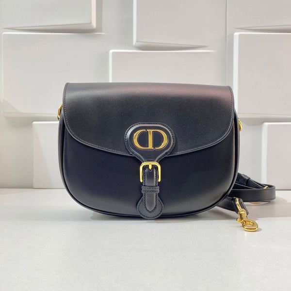 【TikTok Livestream】Dior/CD Bobby Medium Flap Black