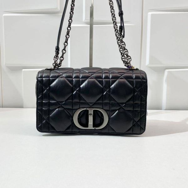 【TikTok Livestream】Dior/CD Caro Medium Macrocannage Black 0801
