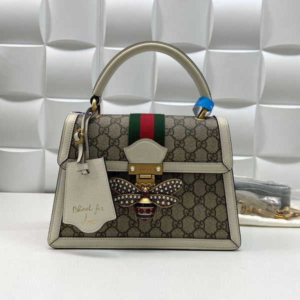 【TikTok Livestream】Gucci/GG Queen Margaret Small Top Handle Beige CPU0713
