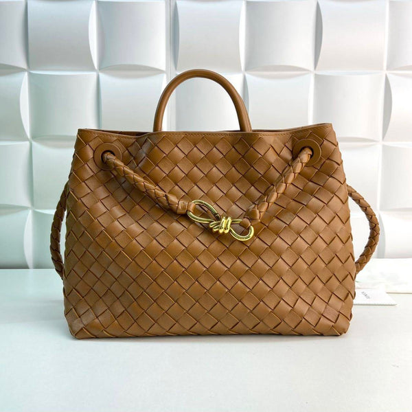 【TikTok Livestream】Bottega Veneta/BV Andiamo Medium Caramel