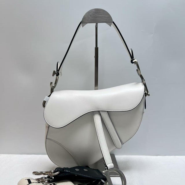 【TikTok Livestream】Dior/CD Saddle Classic White CPU0822