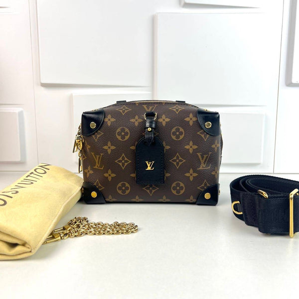 【TikTok Livestream】Louis Vuitton/ LV Petite Soft Malle Souple Monogram/Black CPU0608