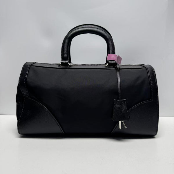 【TikTok Livestream】Prada Duffle Top Handle Black
