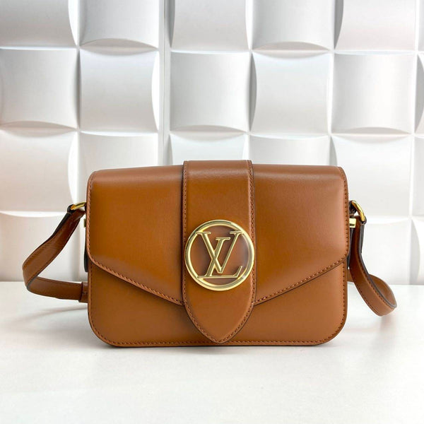 【TikTok Livestream】Louis Vuitton/ LV Pont 9 Soft PM Camel GIA0703