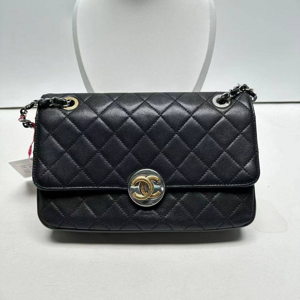 Chanel/CC Quilted Classic Single Flap Black CPU0519