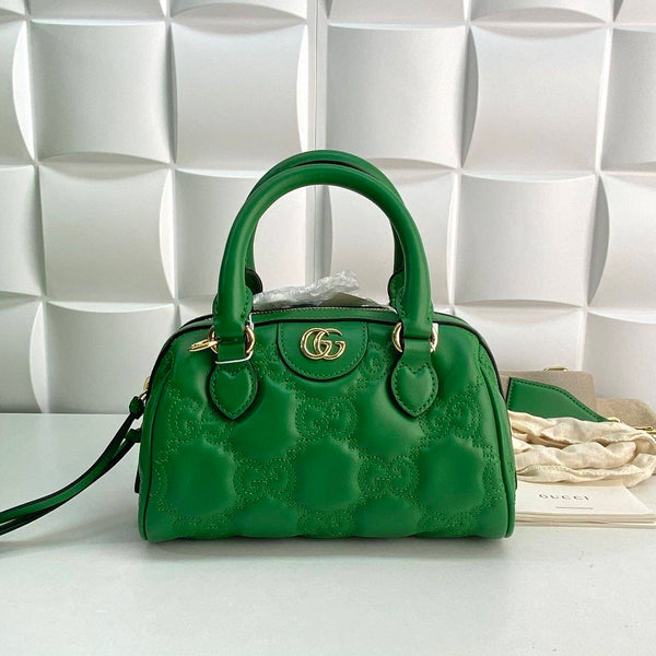 【TikTok Livestream】Gucci/GG GG Handle Mini Green CPU0701
