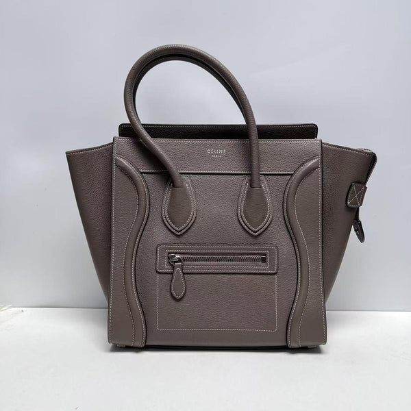 【TikTok Livestream】Celine Luggage Micro Grey Handbag