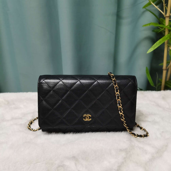 Chanel/CC Flap Quilted WOC Black