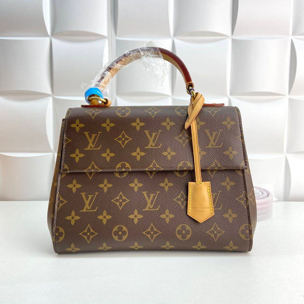 【TikTok Livestream】Louis Vuitton/ LV Cluny BB Flap Top Handle Monogram GIA0707