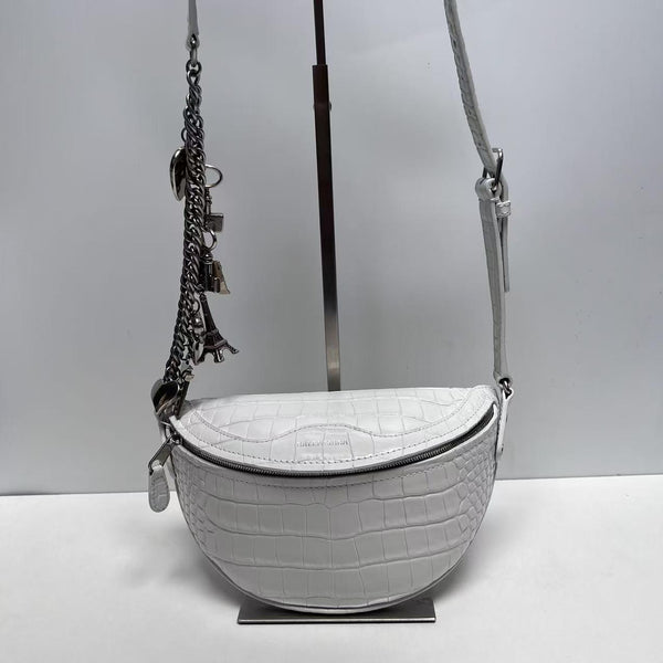 【TikTok Livestream】Balenciaga Souvenir Croco Embossed White CPU0730